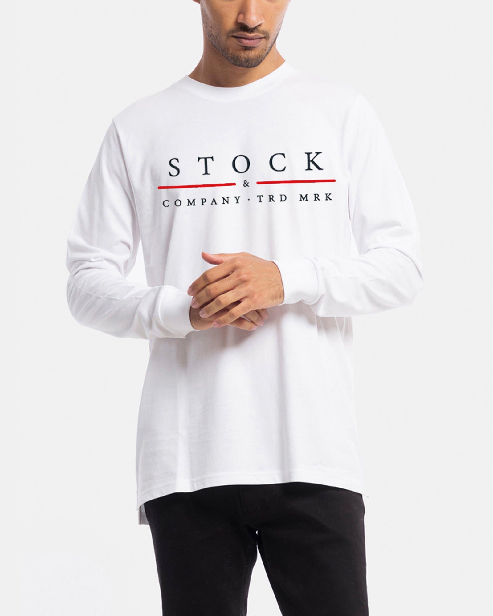 Red Line Long Sleeve Tee