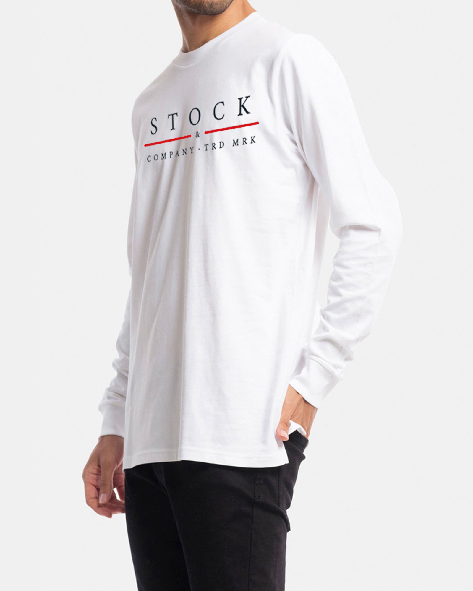 Red Line Long Sleeve Tee