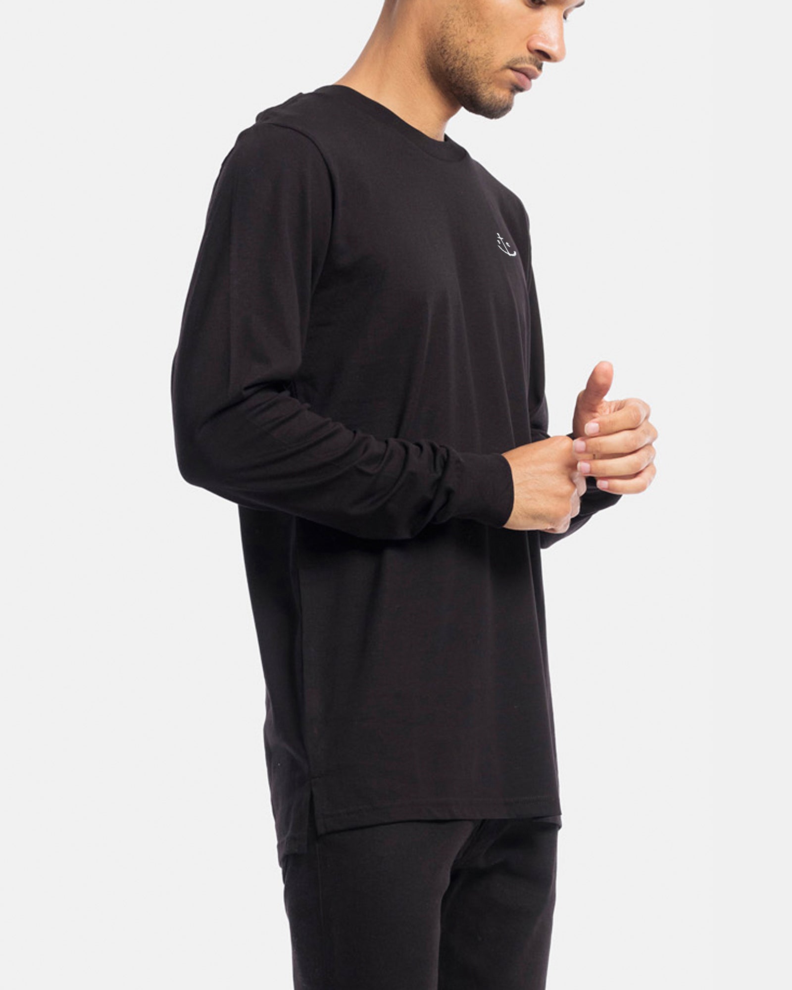 Stock & Co Anchor Embroidery Long Sleeve Tee