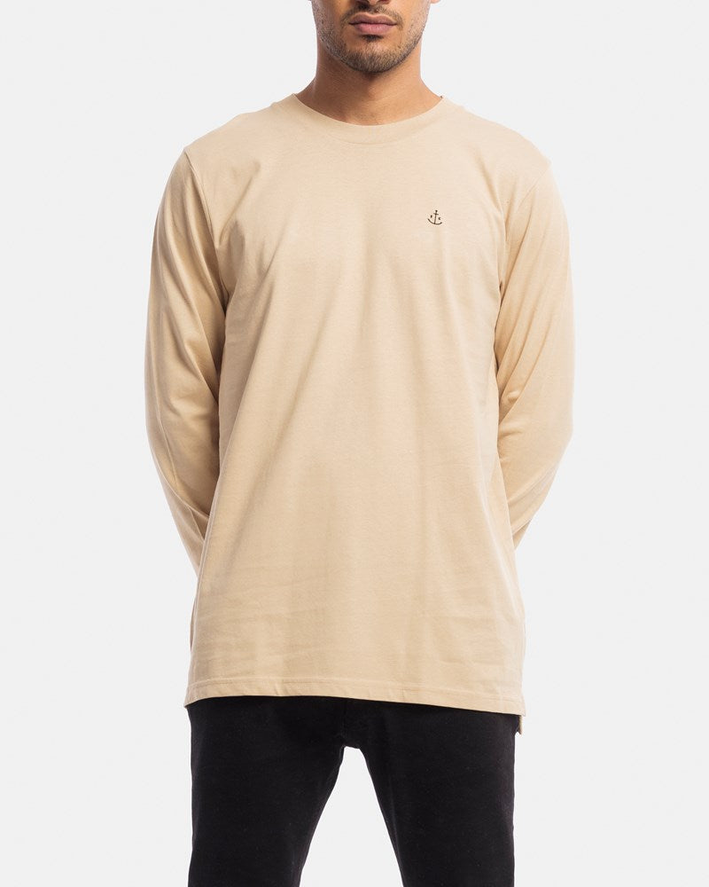 Stock & Co Anchor Embroidery Long Sleeve Tee