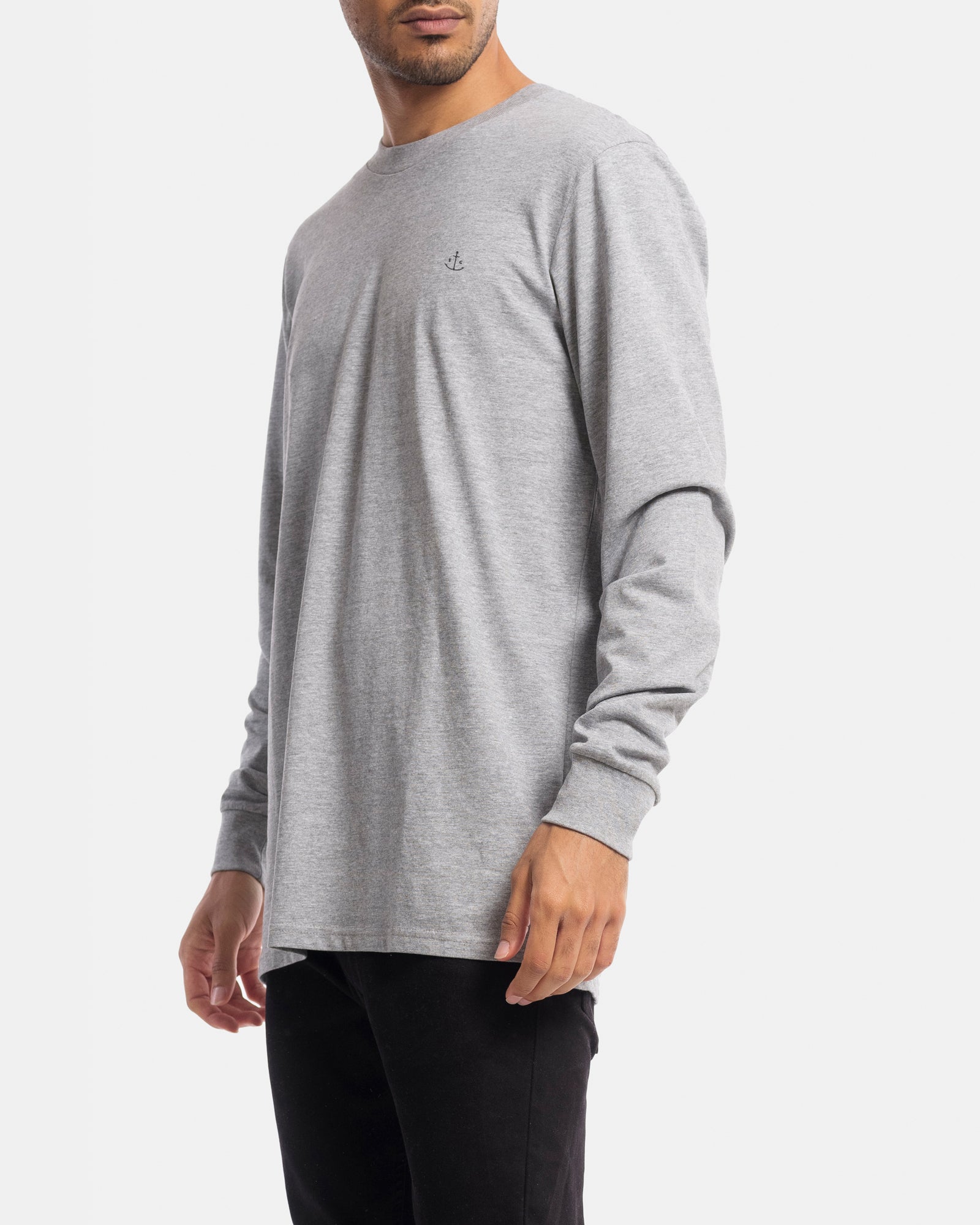 Stock & Co Anchor Embroidery Long Sleeve Tee