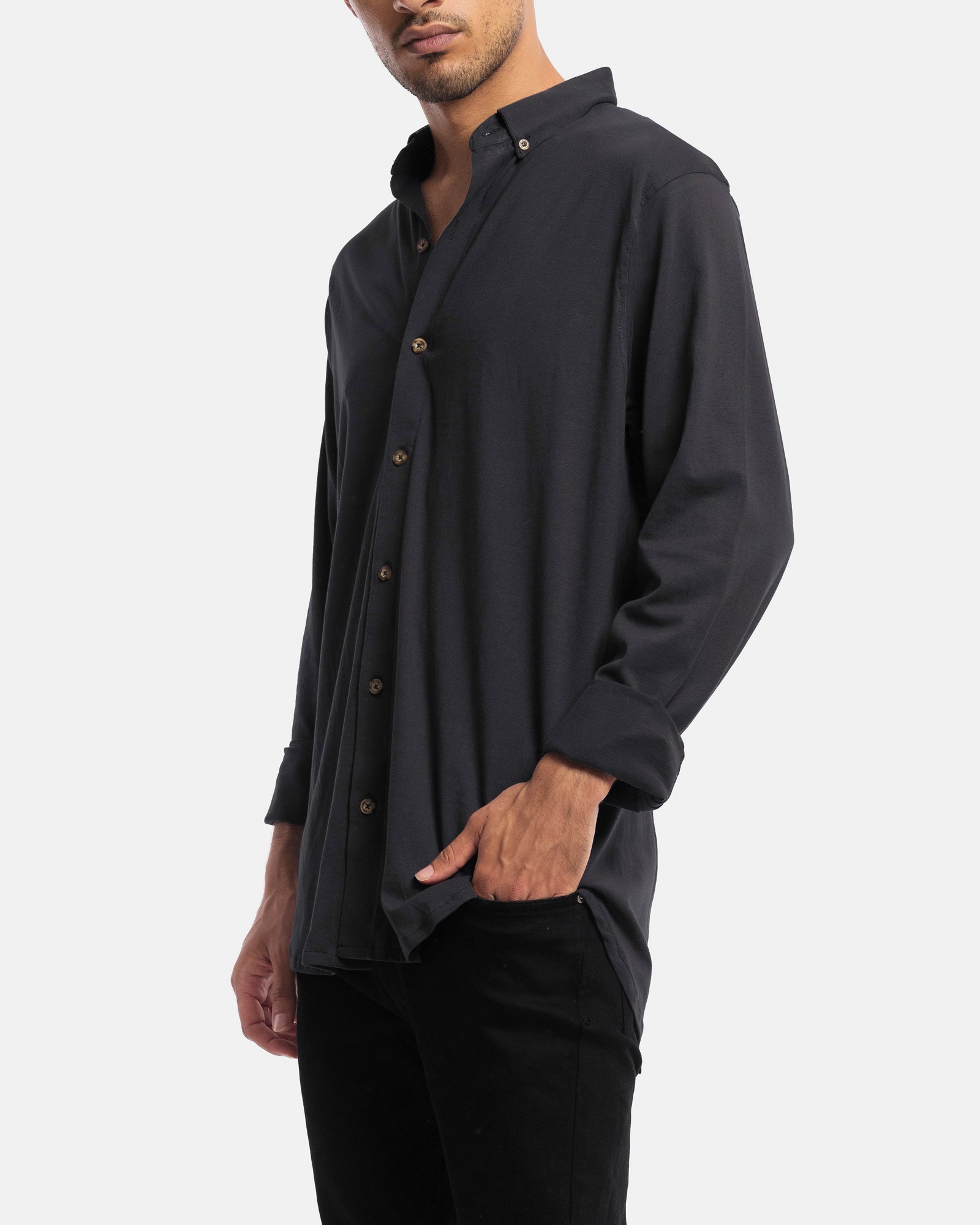 Long Sleeve Jersey Dress Shirt