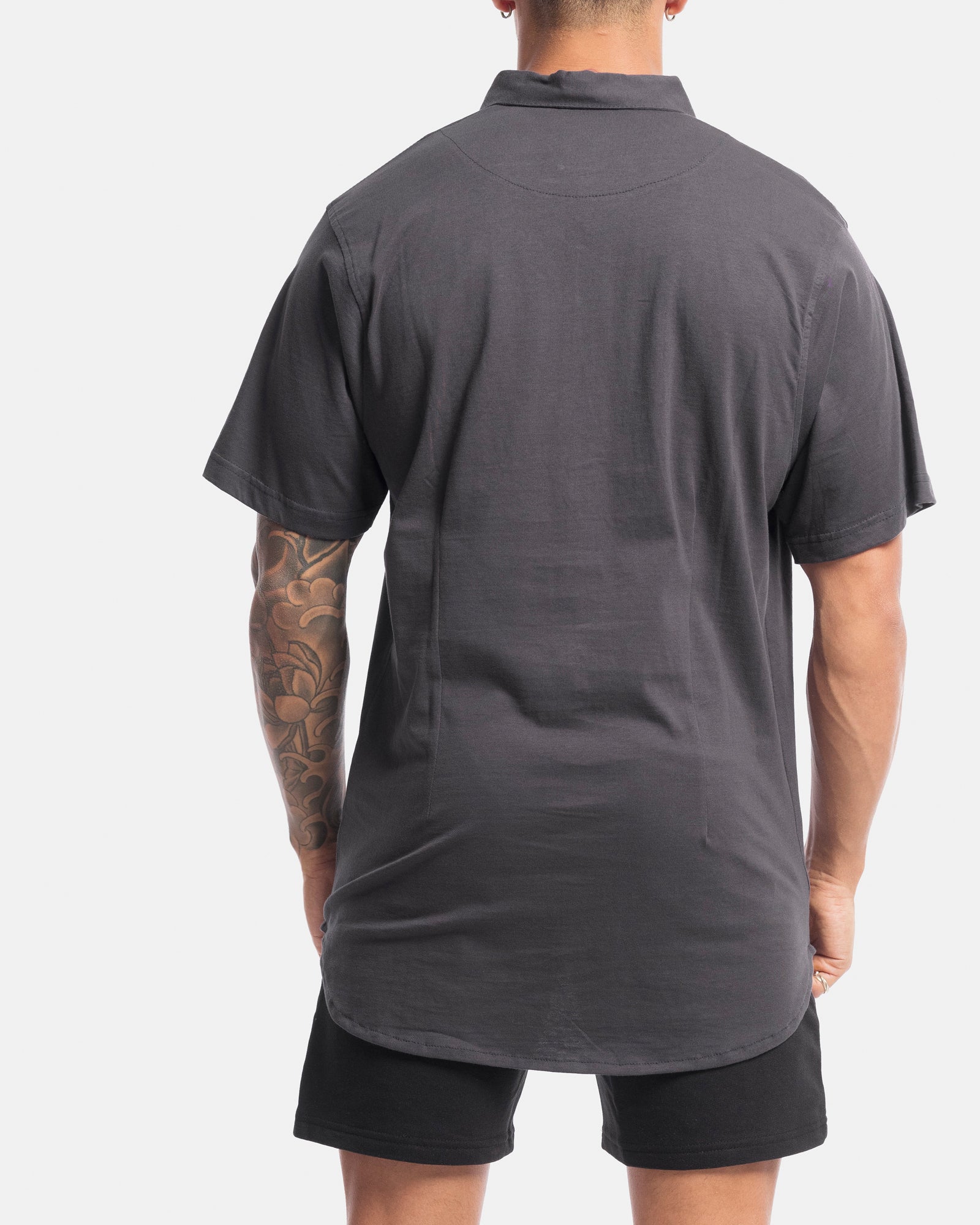 Short Sleeve Jersey Dress Shirt