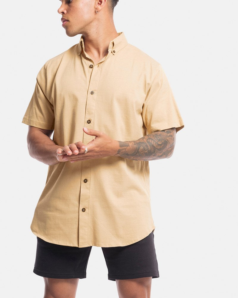 Short Sleeve Jersey Dress Shirt