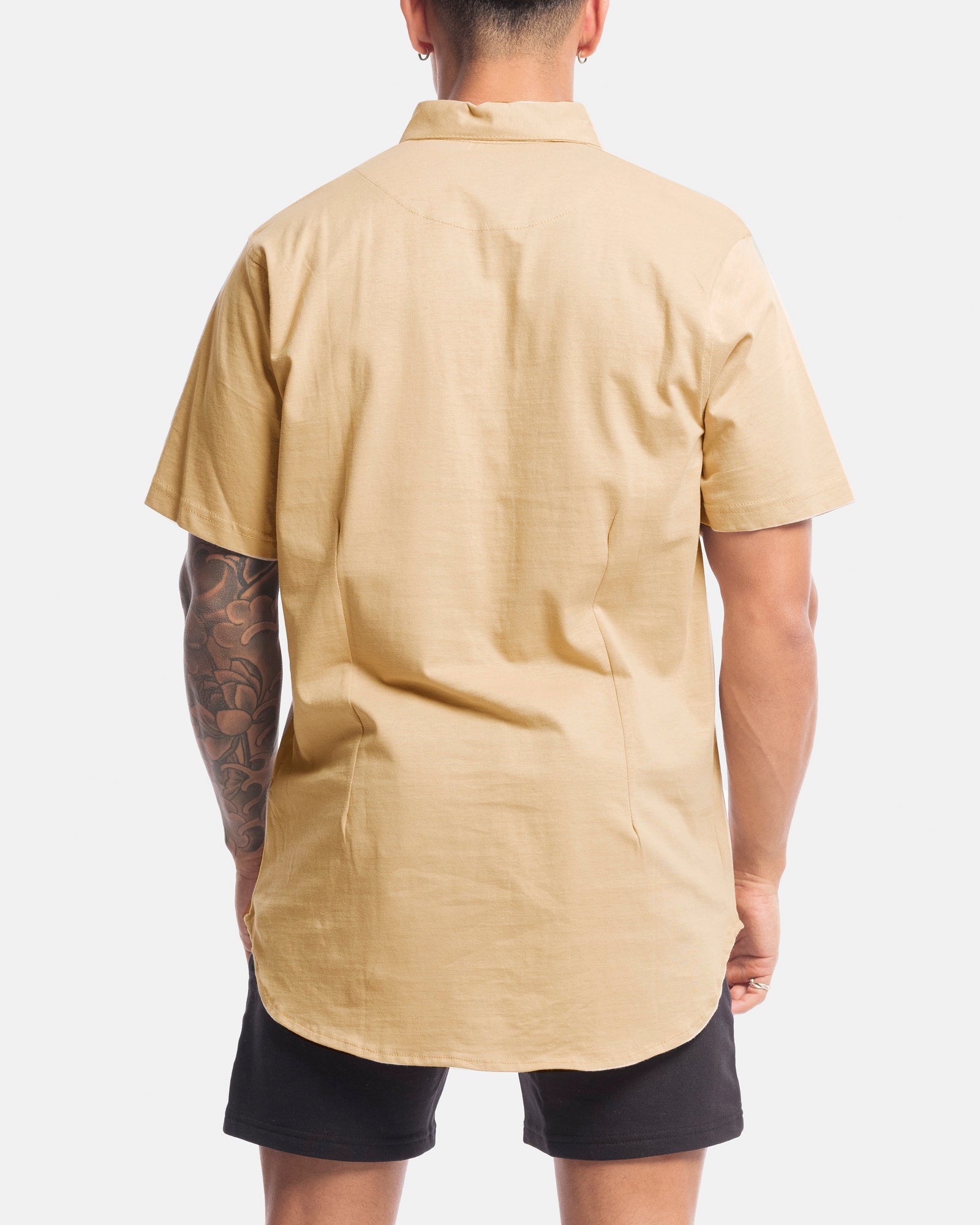 Short Sleeve Jersey Dress Shirt