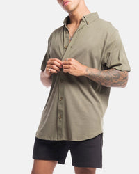 Short Sleeve Jersey Dress Shirt