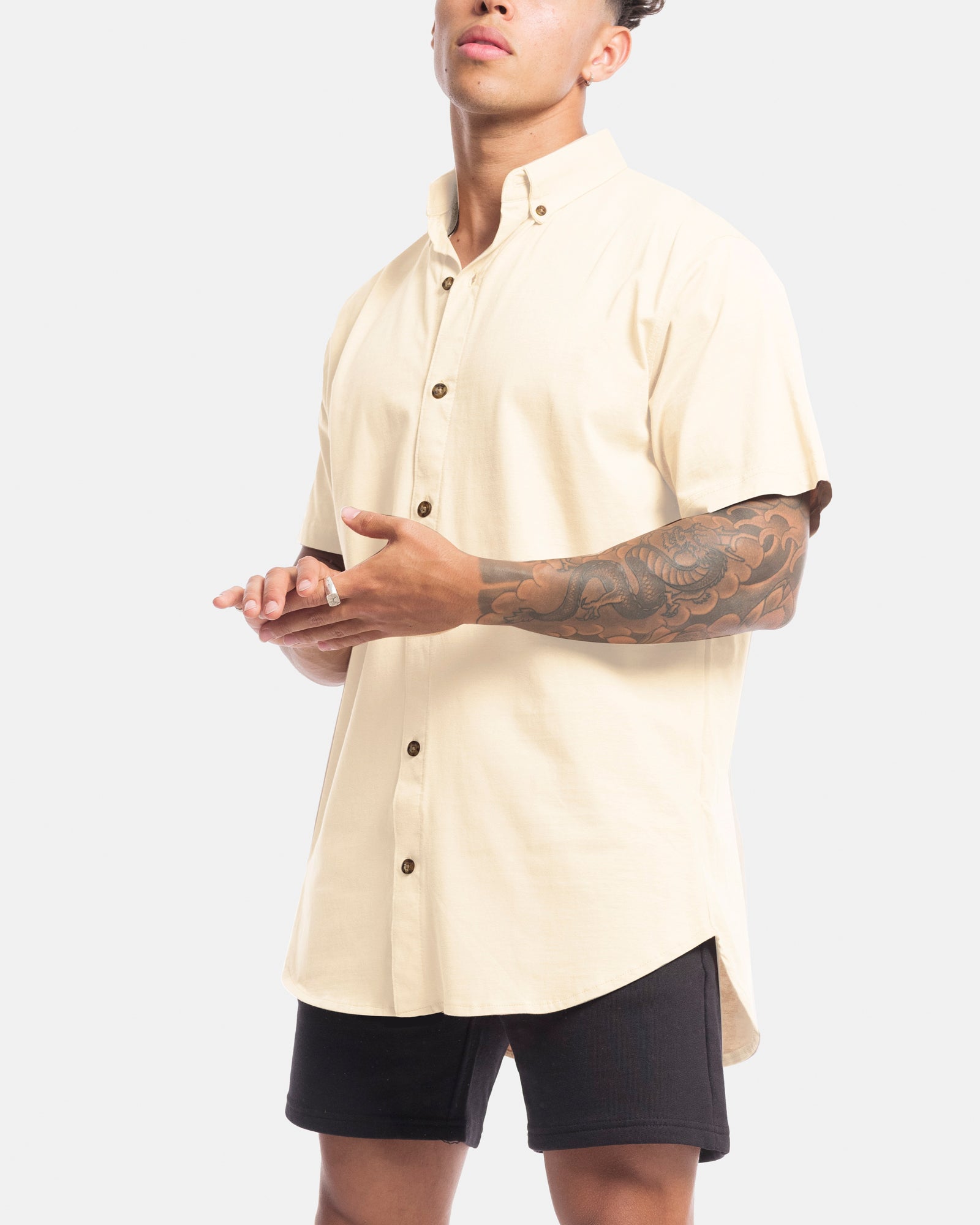 Short Sleeve Jersey Dress Shirt