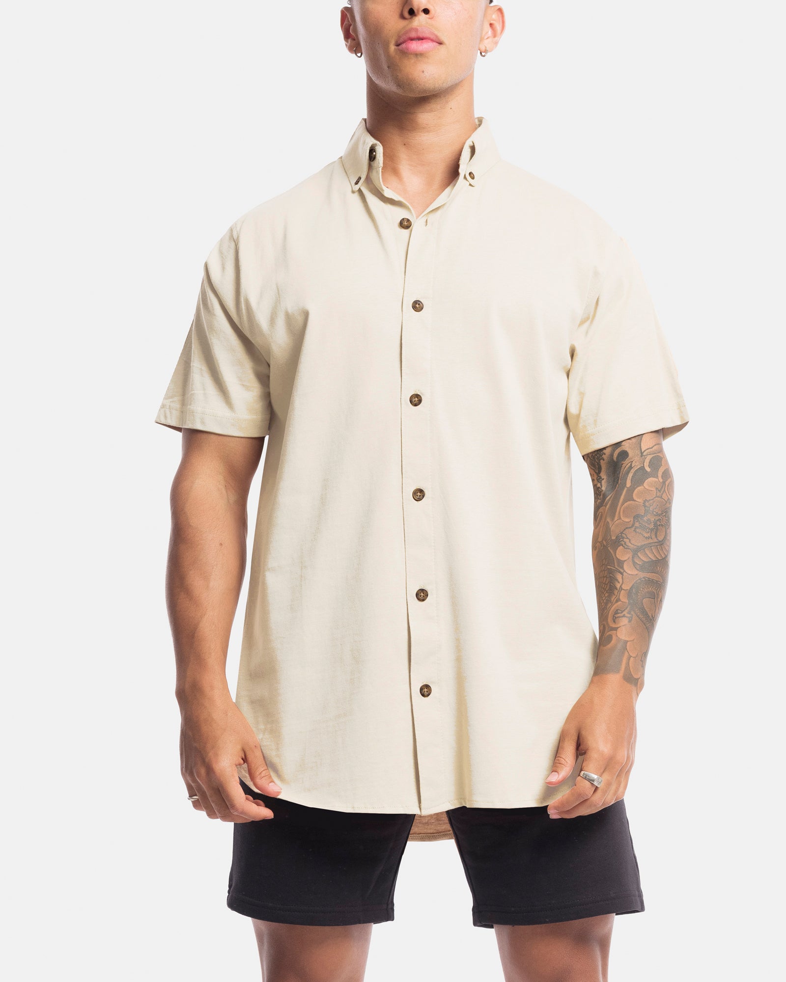 Short Sleeve Jersey Dress Shirt