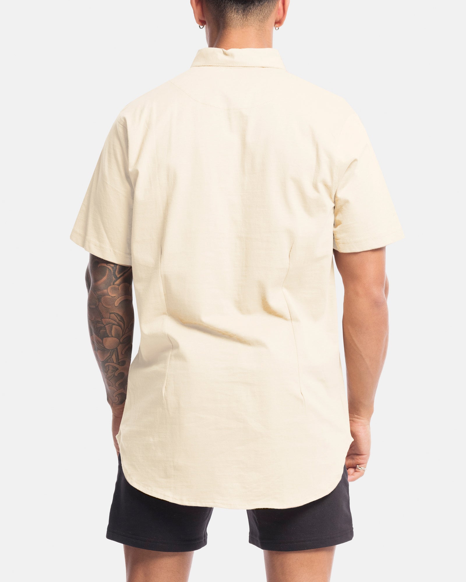 Short Sleeve Jersey Dress Shirt