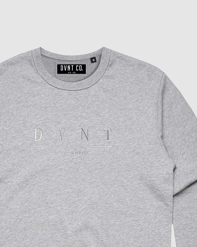 Deluxe Mono Embroidery Crewneck - Youth