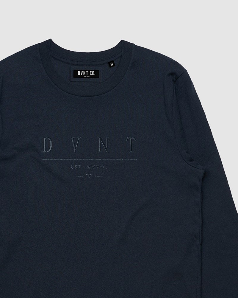 Deluxe Mono Embroidery Long Sleeve - Youth