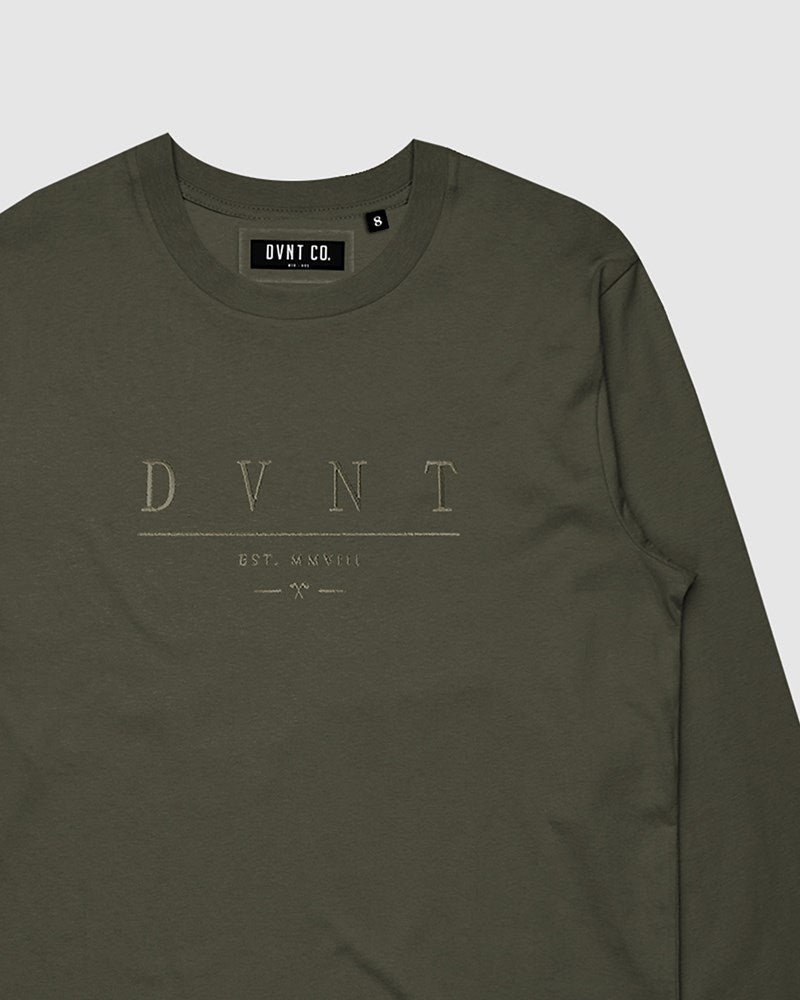 Deluxe Mono Embroidery Long Sleeve - Youth