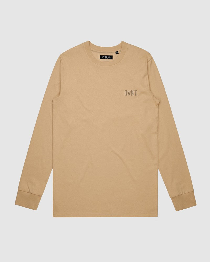 Drop Mono Embroidery Long Sleeve - Youth