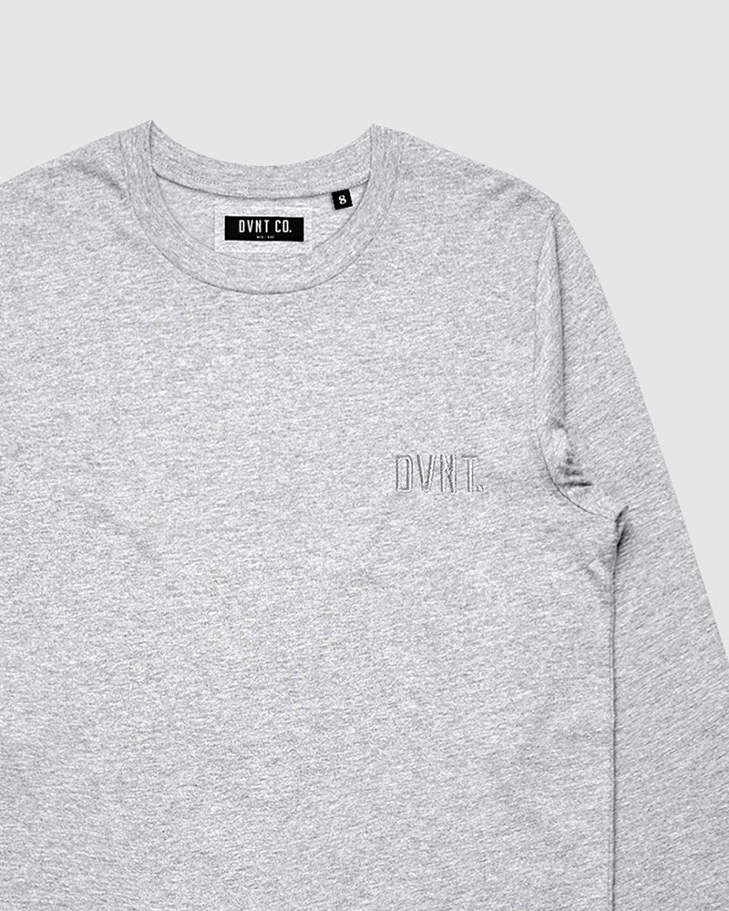 Drop Mono Embroidery Long Sleeve - Youth