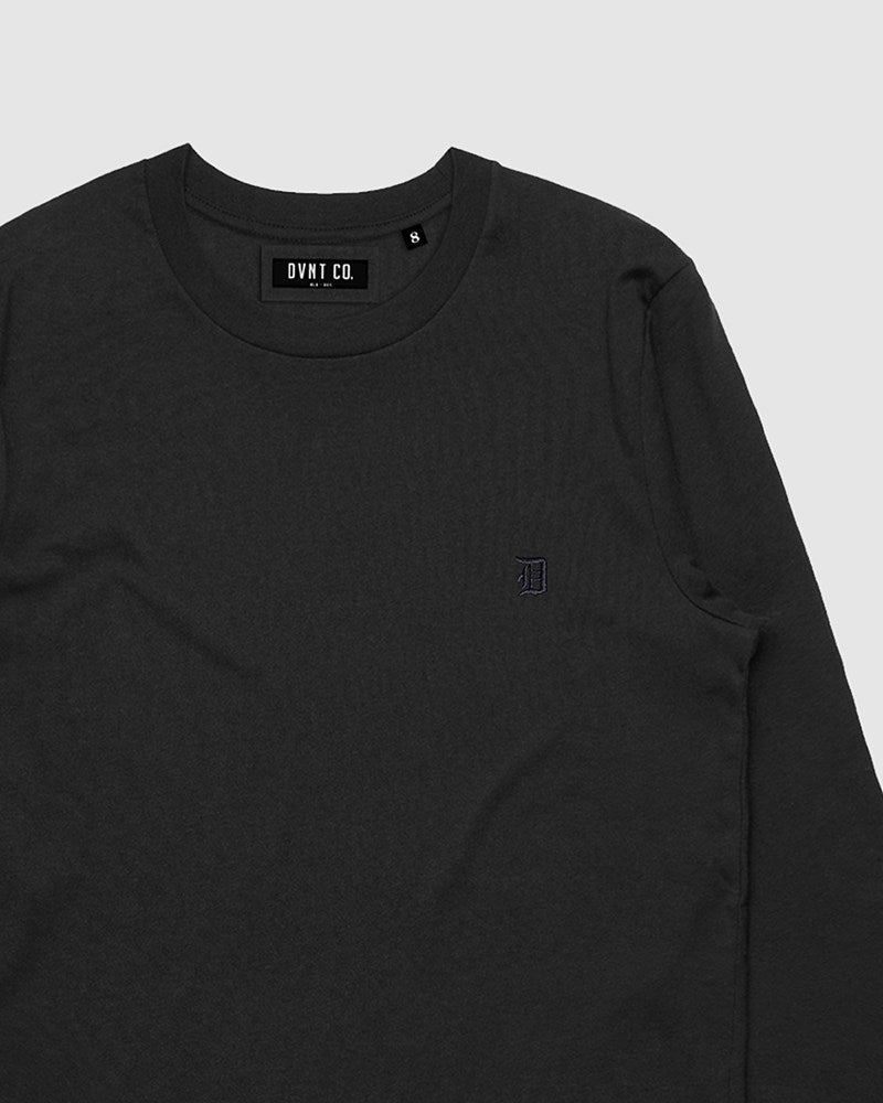 Classic Mono Embroidery Long Sleeve - Youth