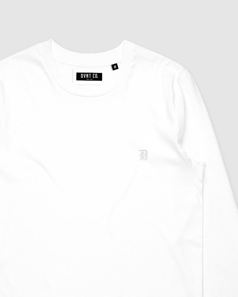 Classic Mono Embroidery Long Sleeve - Youth