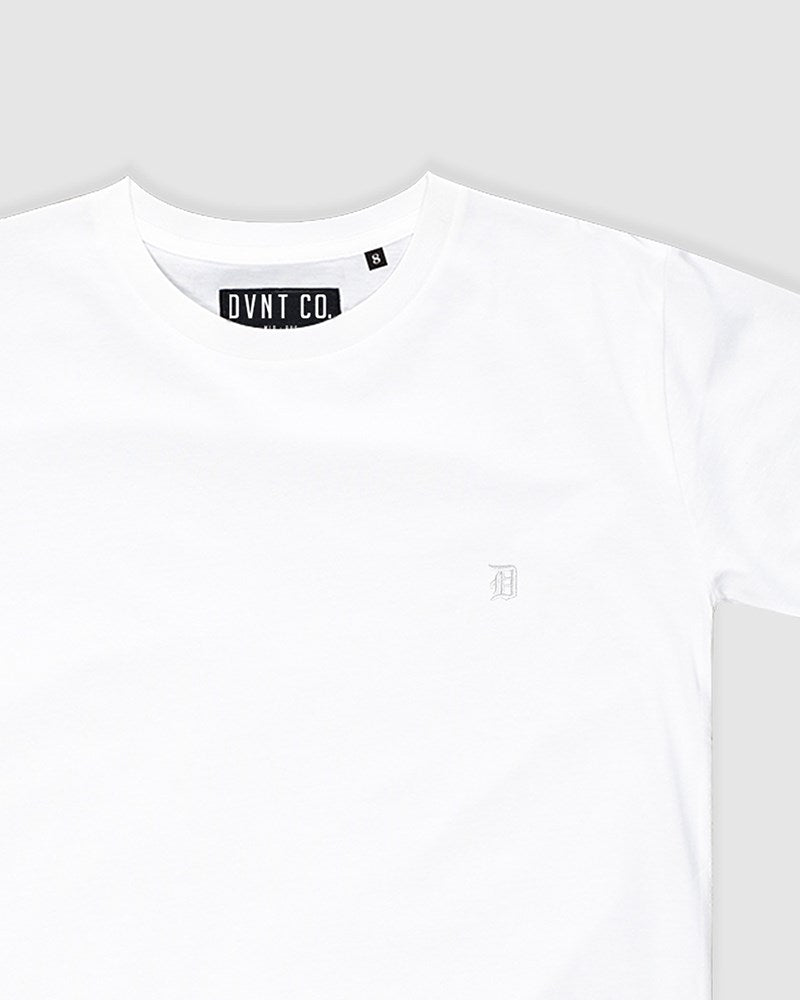 Classic Mono Embroidery Tee - Youth