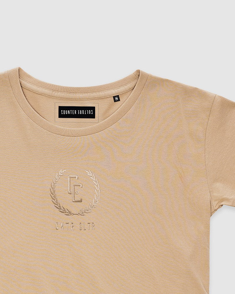 Garland Mono Embroidery Tee - Youth