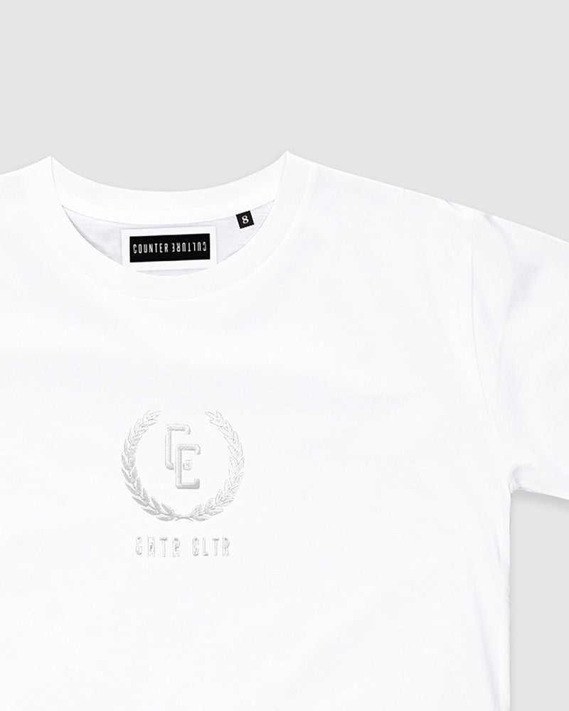Garland Mono Embroidery Tee - Youth