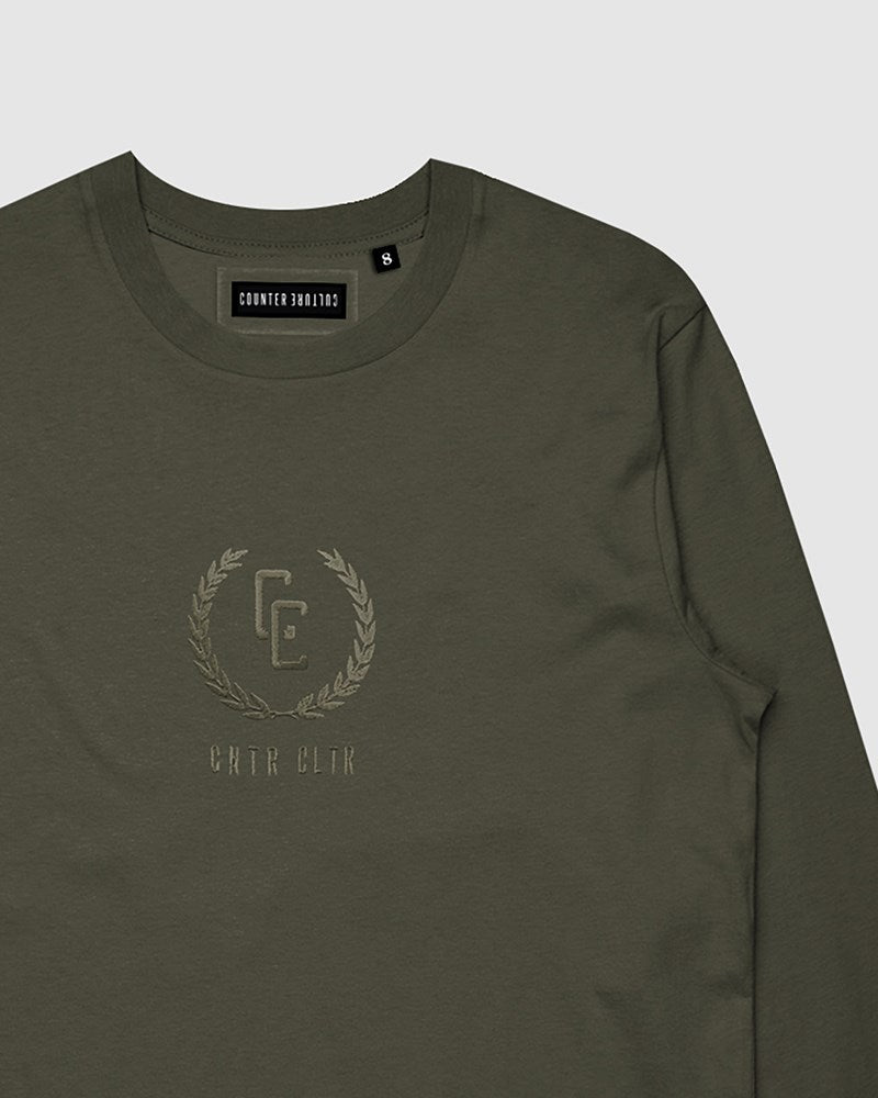 Garland Mono Embroidery Long Sleeve - Youth