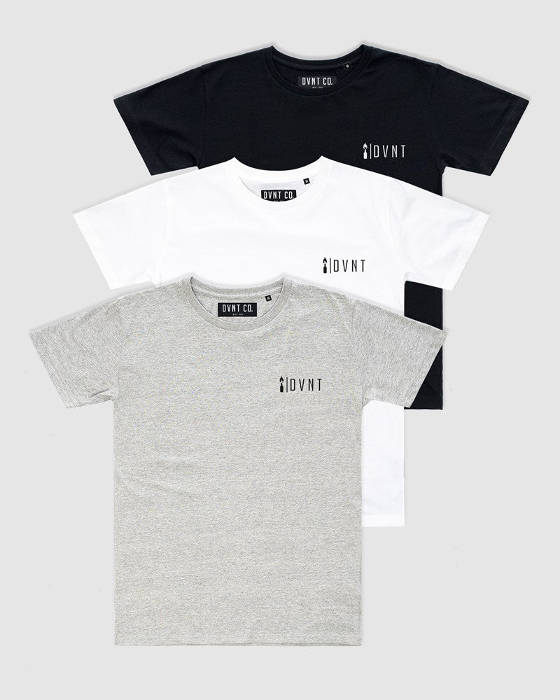 3-Pack Ethos Crest Tee - Youth