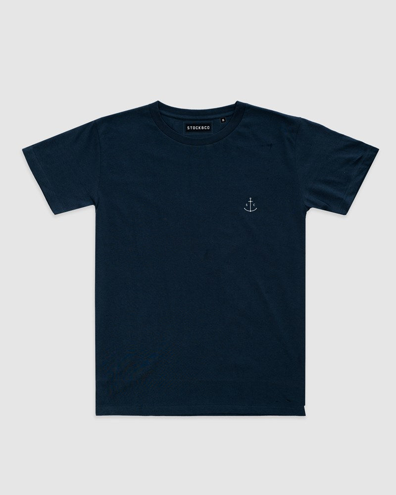 Stock & Co Anchor Embroidery Tee - Youth