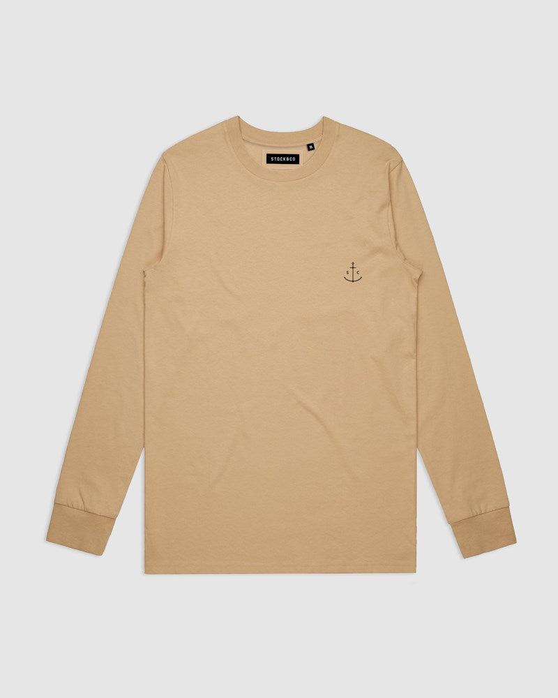 Stock & Co Anchor Embroidery Long Sleeve - Youth