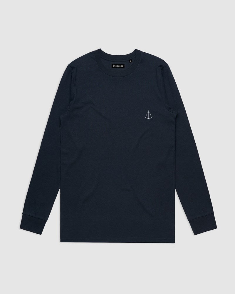Stock & Co Anchor Embroidery Long Sleeve - Youth