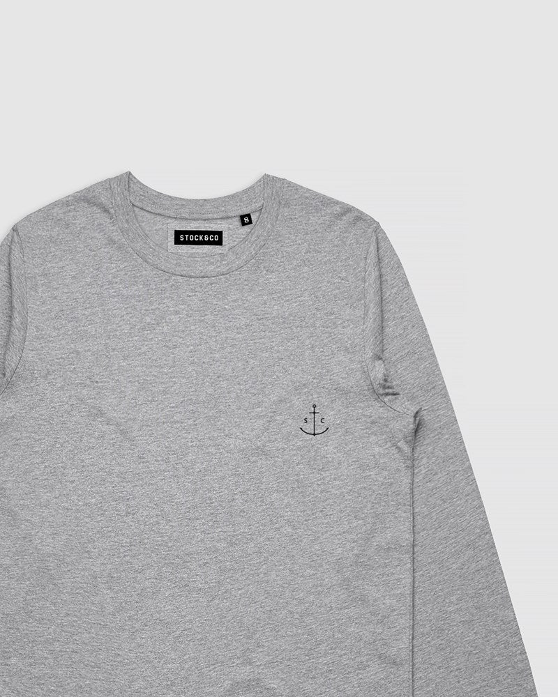 Stock & Co Anchor Embroidery Long Sleeve - Youth