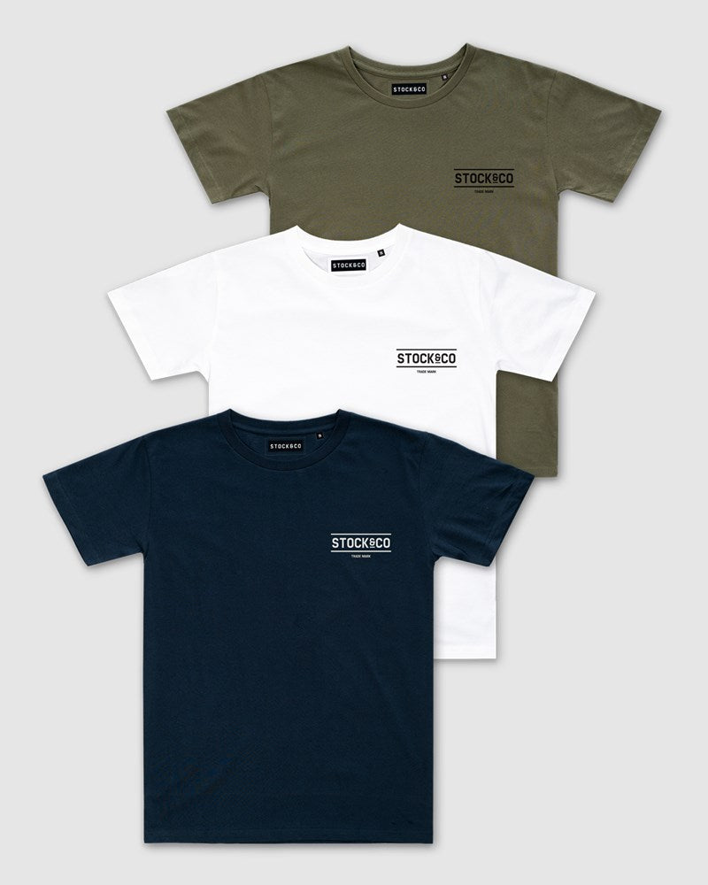 3-Pack Chelsea Tee - Youth