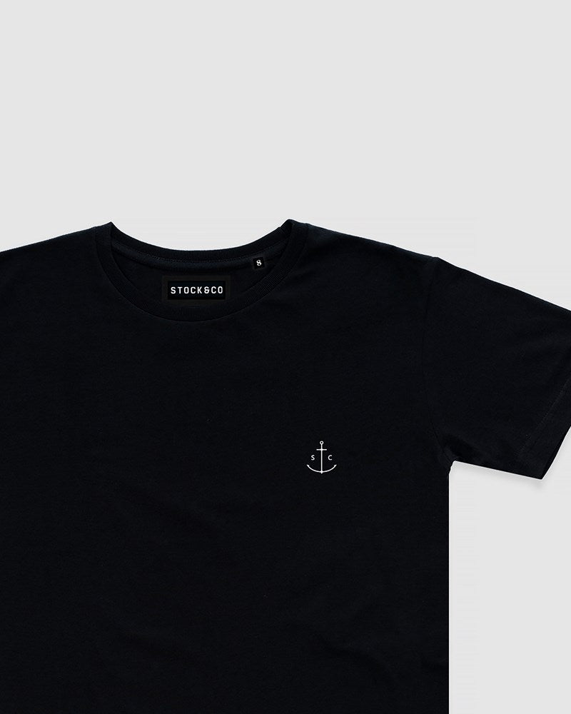 3-Pack Stock & Co Anchor Embroidery Tee - Youth