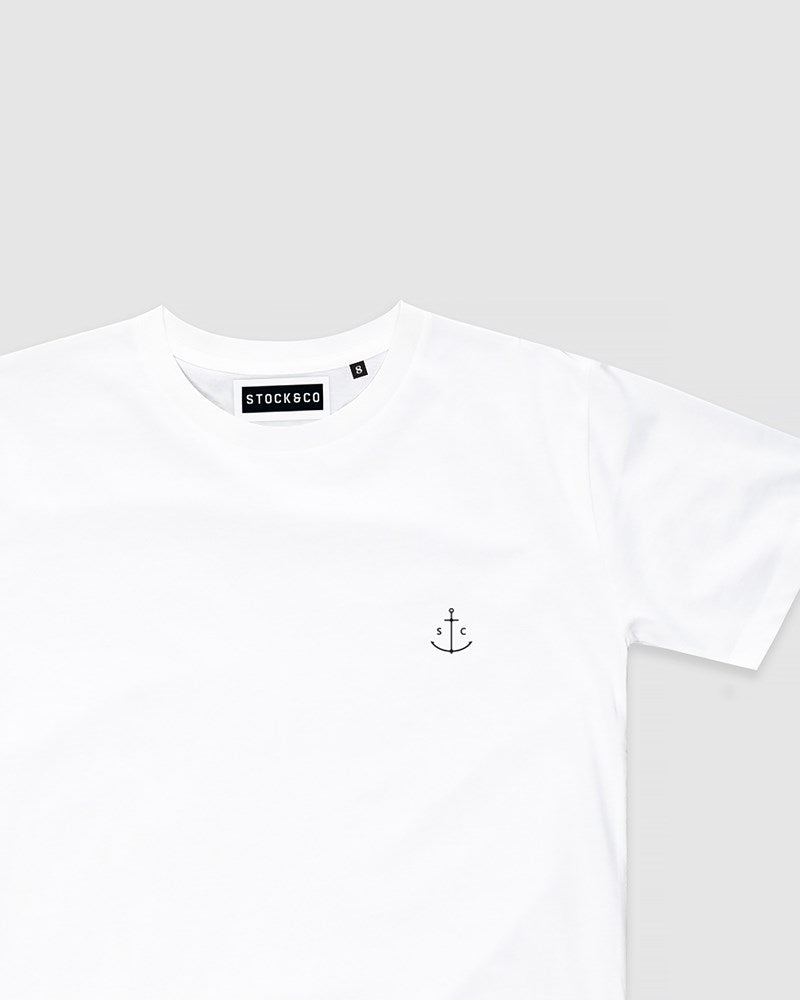 3-Pack Stock & Co Anchor Embroidery Tee - Youth