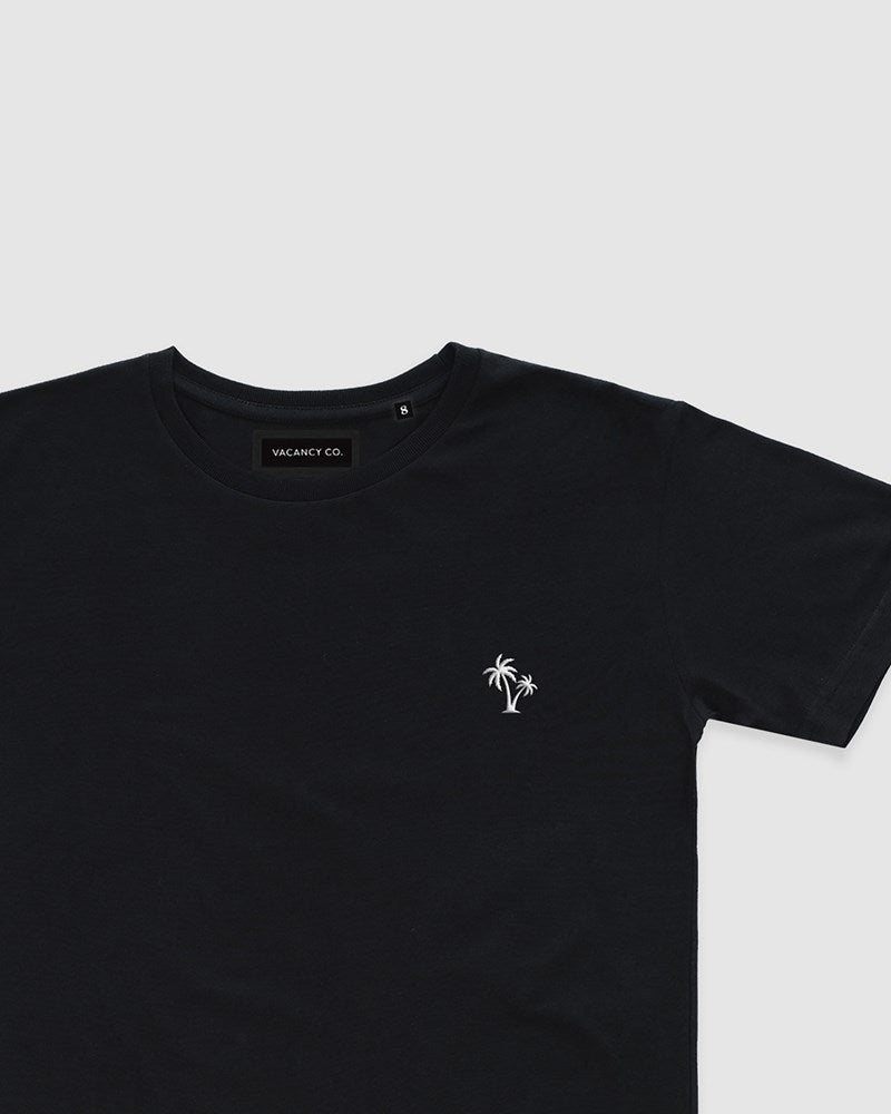 Palm Embroidery Tee - Youth