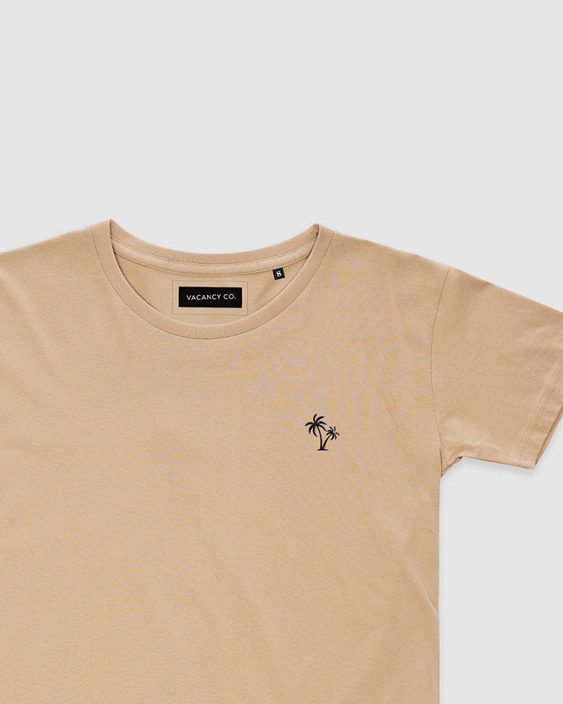 Palm Embroidery Tee - Youth