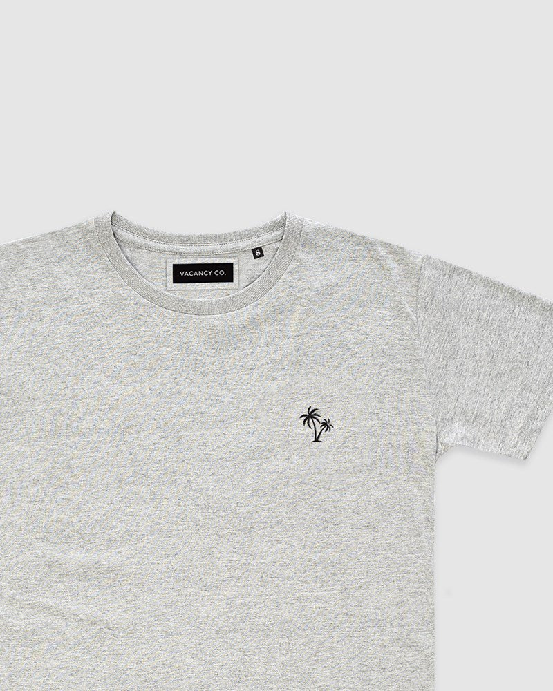 Palm Embroidery Tee - Youth