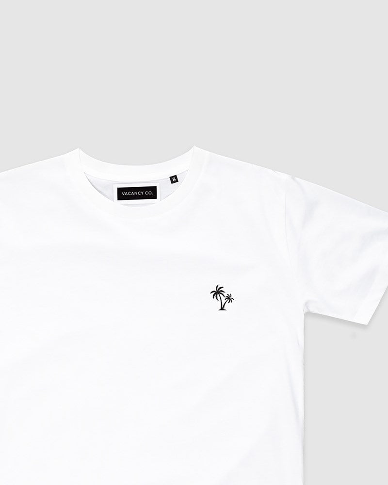 Palm Embroidery Tee - Youth