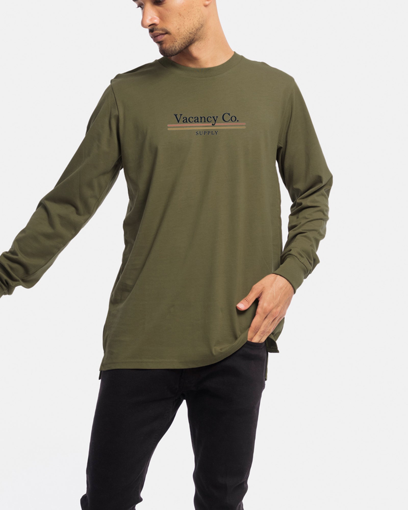 Polaroid Print Long Sleeve Tee