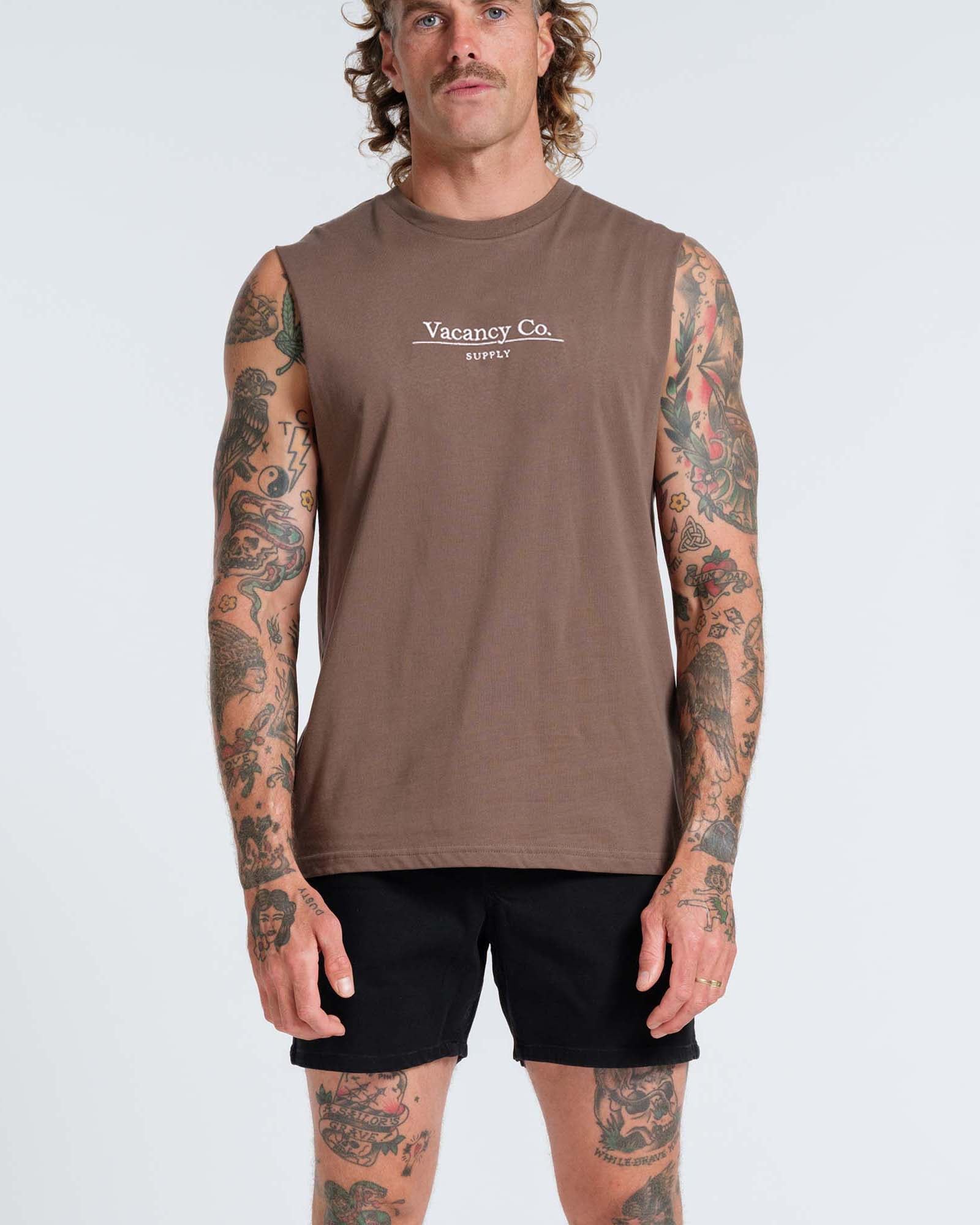 Polaroid Mono Embroidery Tank