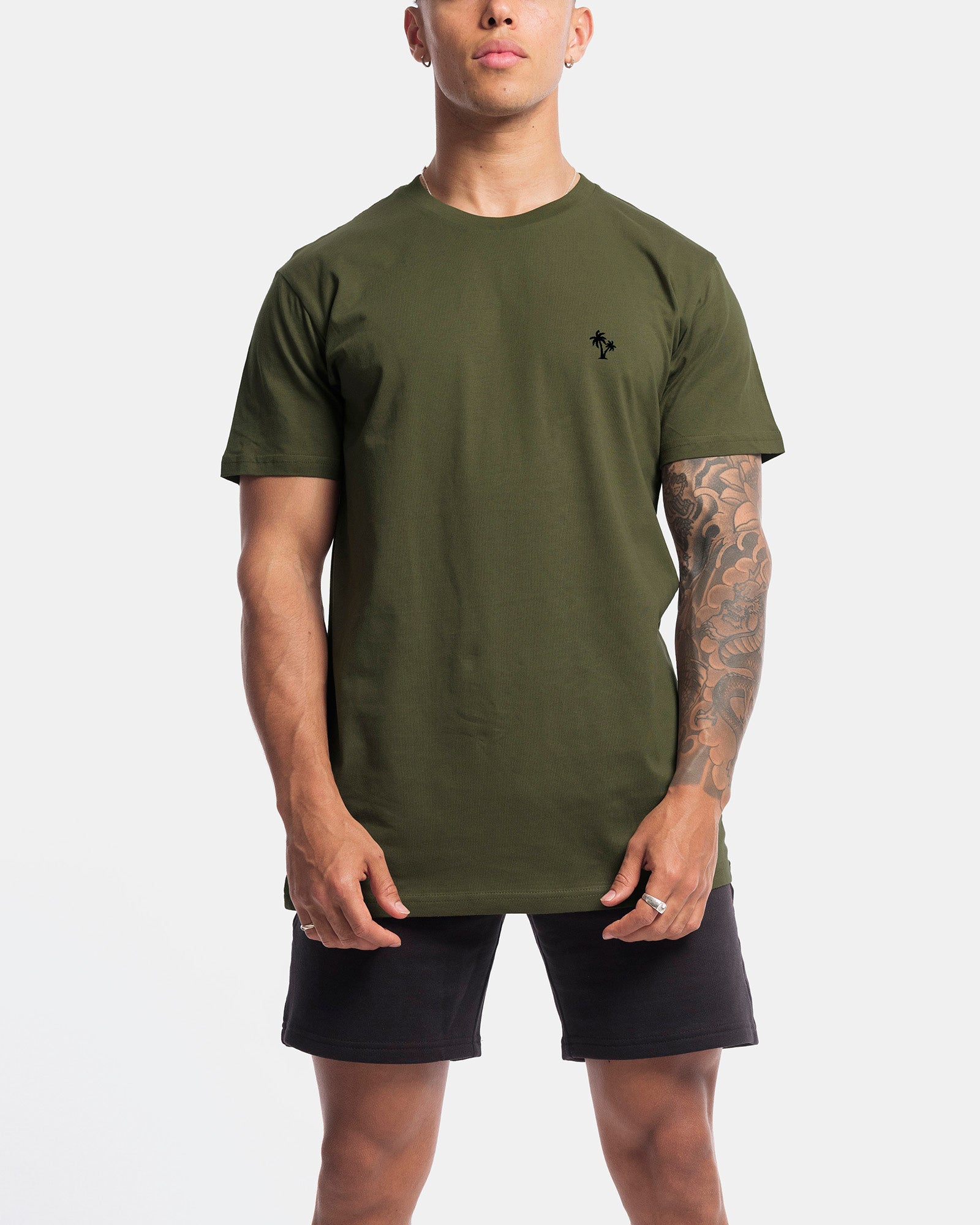 Palm Embroidery Tee