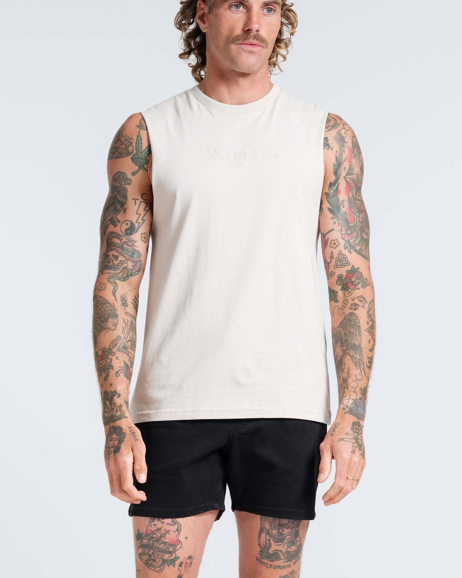 Polaroid Mono Embroidery Tank