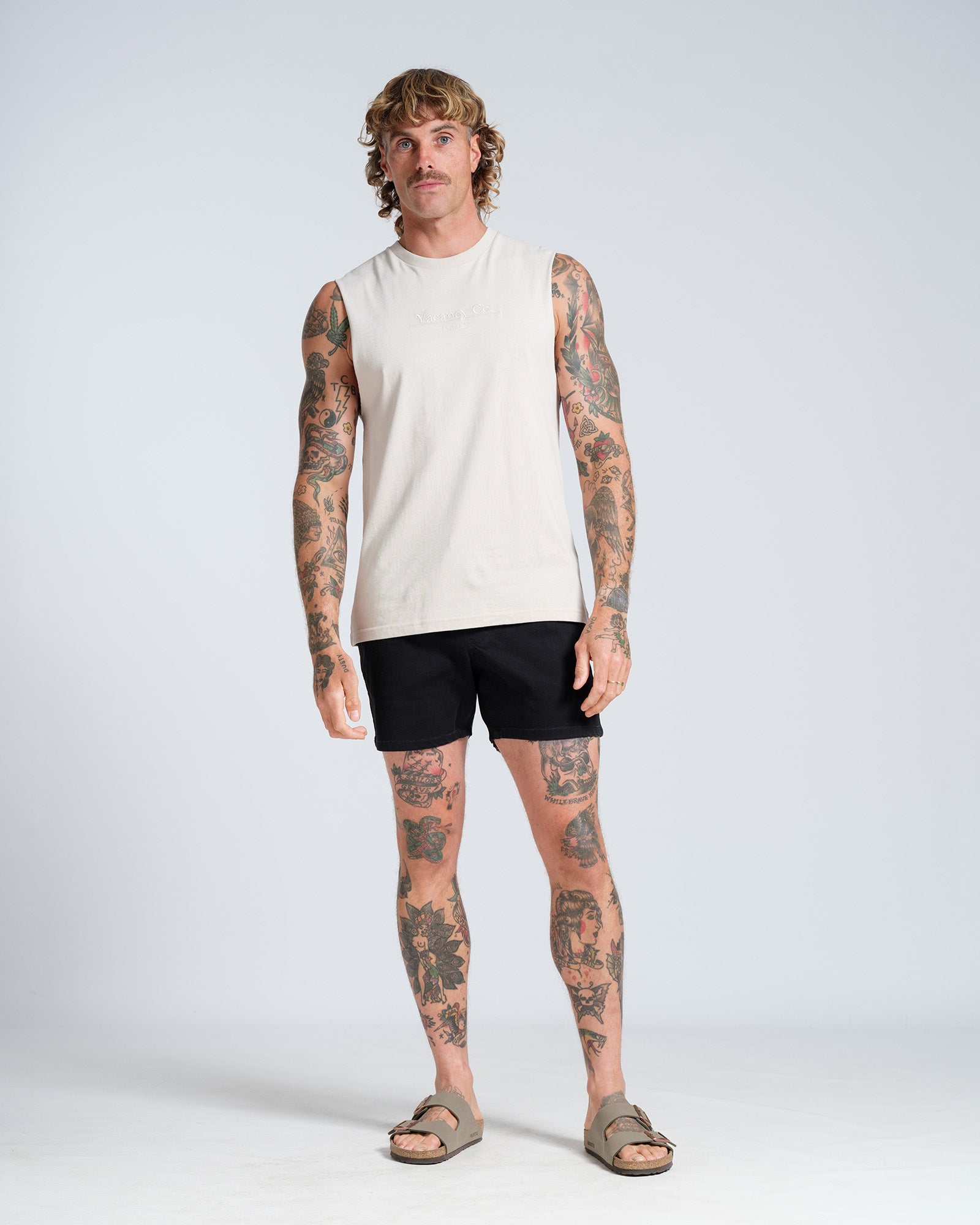 Polaroid Mono Embroidery Tank