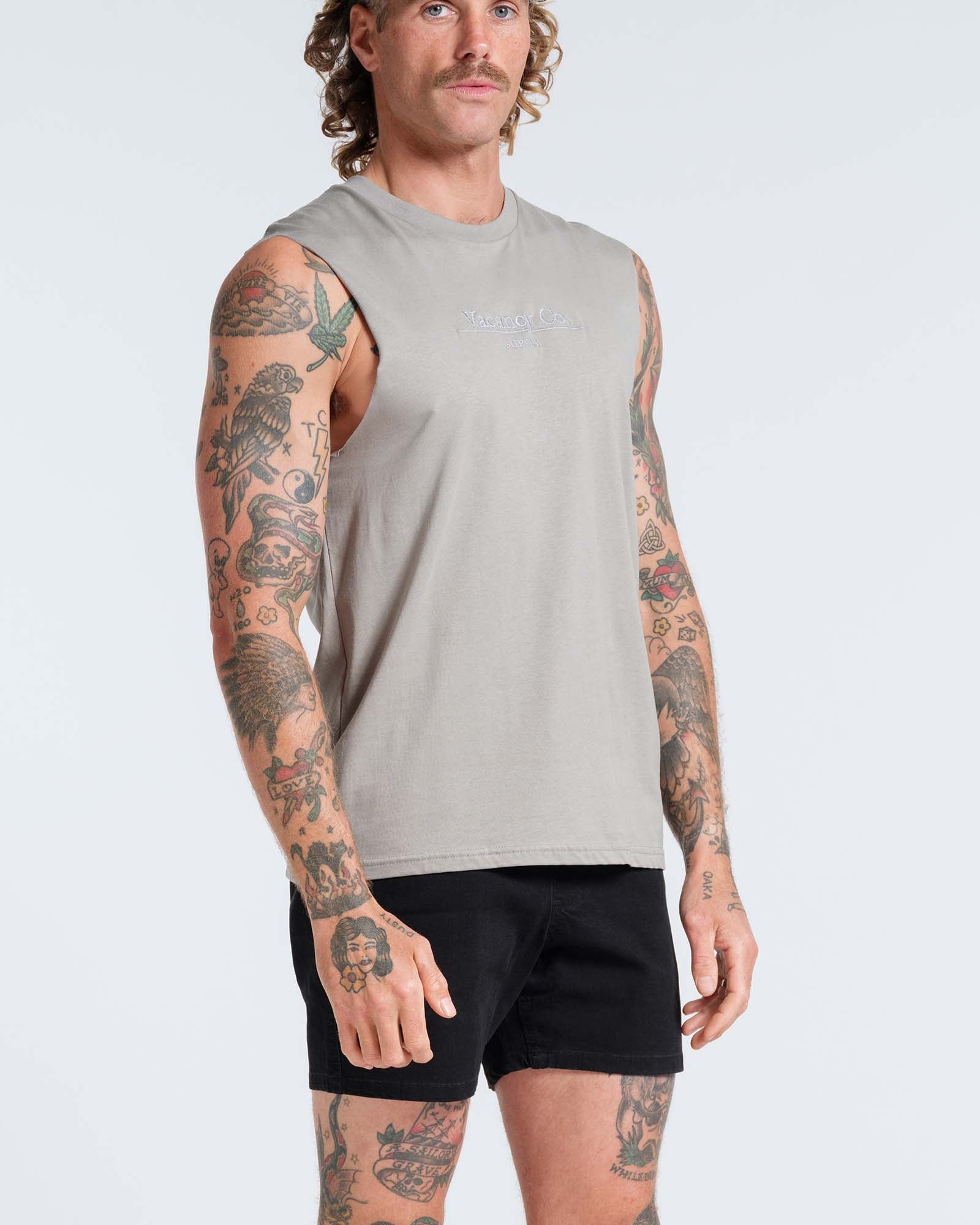 Polaroid Mono Embroidery Tank