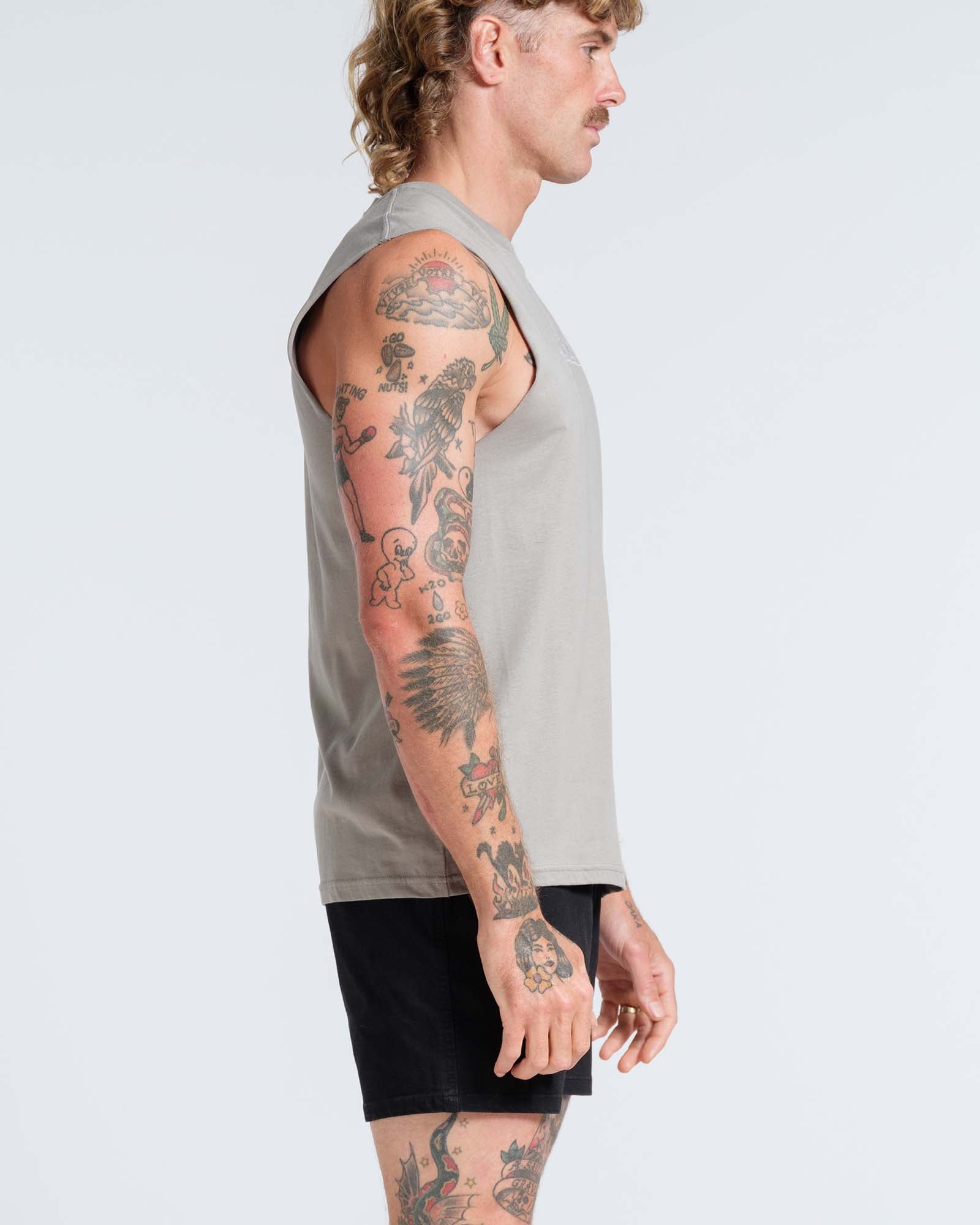 Polaroid Mono Embroidery Tank