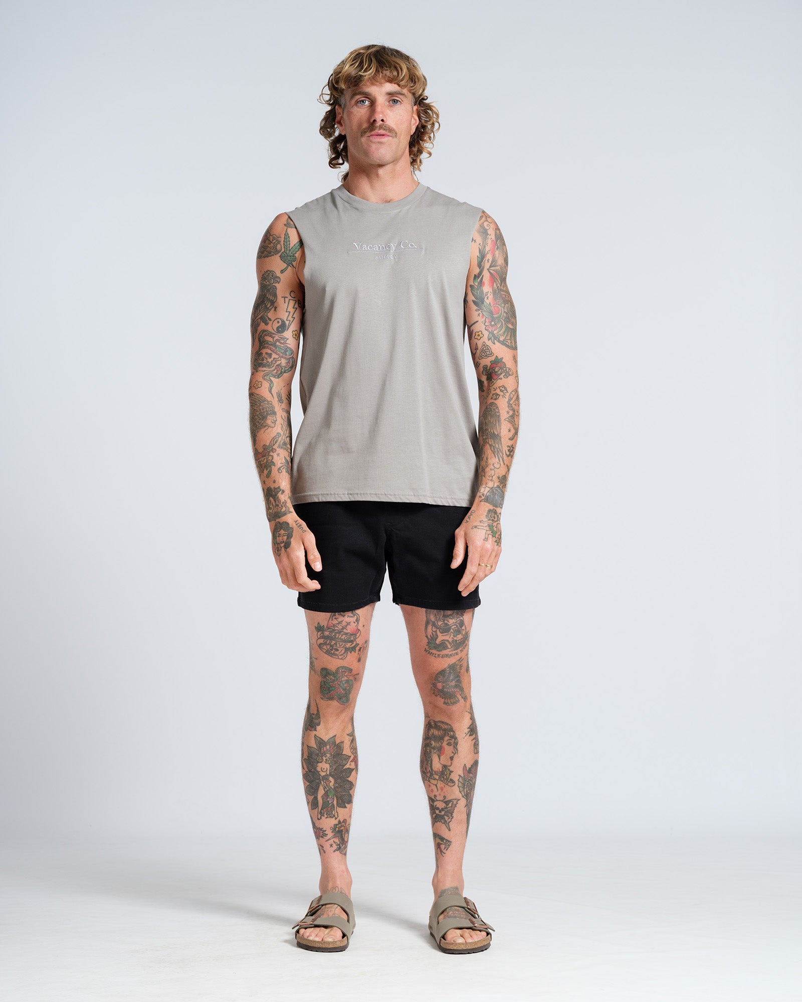 Polaroid Mono Embroidery Tank