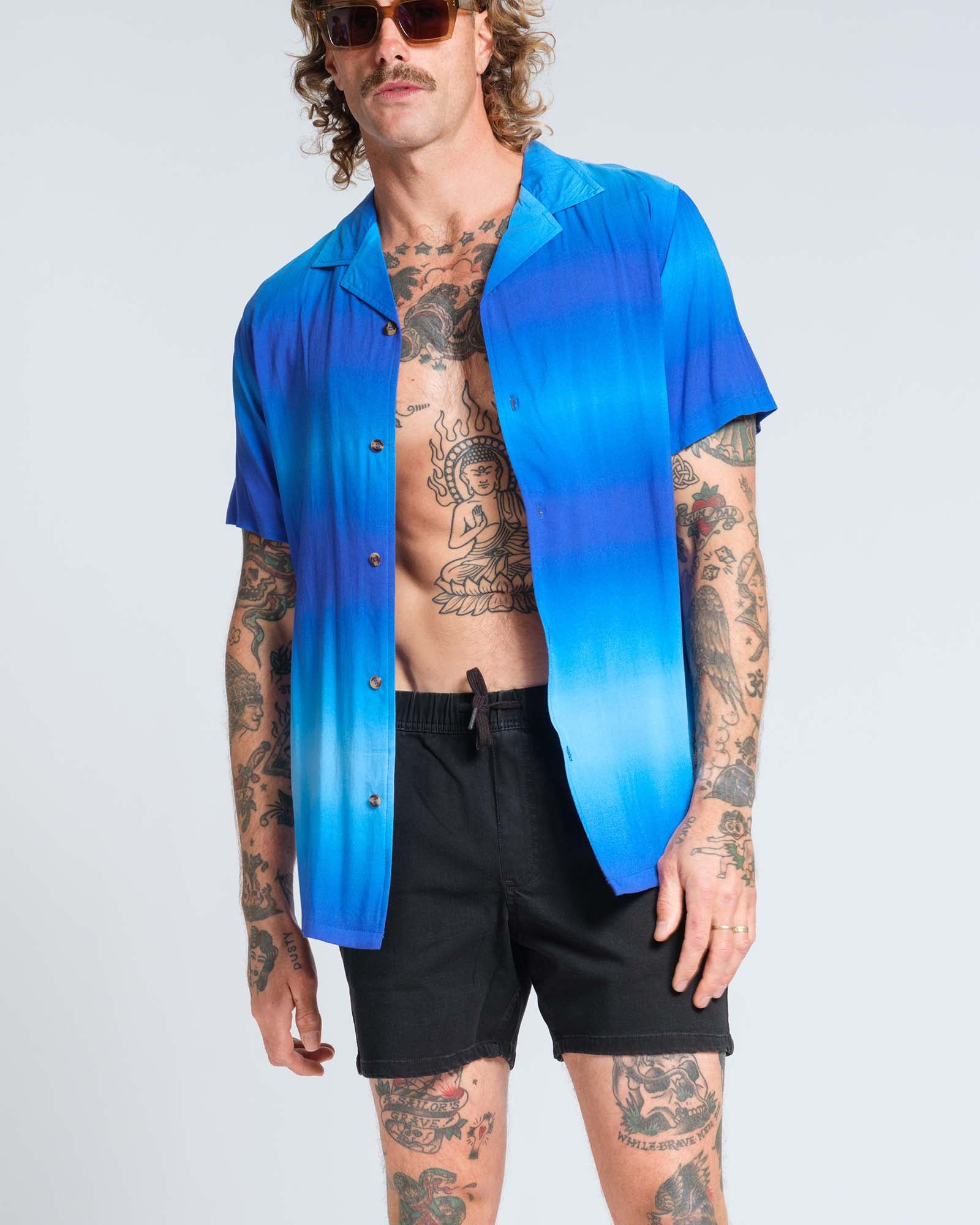 Ombre Rayon Shirt