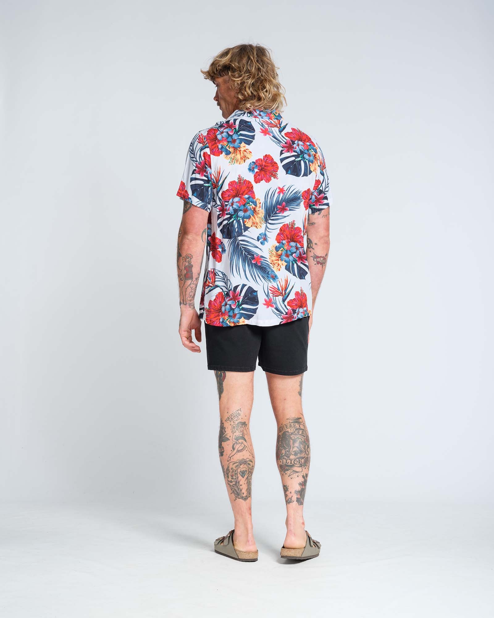 Hibiscus Rayon Shirt