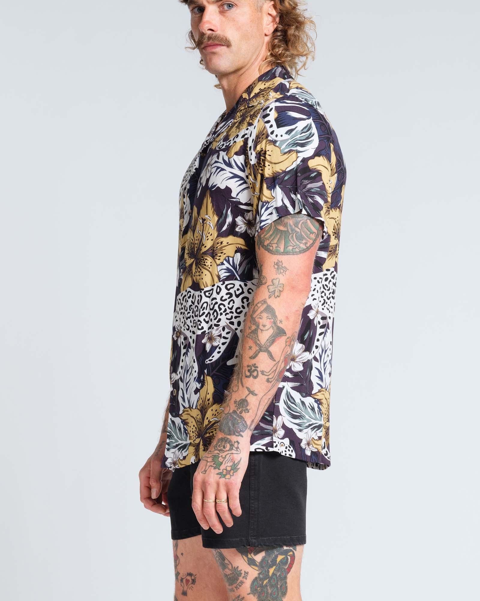 Cheetah Rayon Shirt