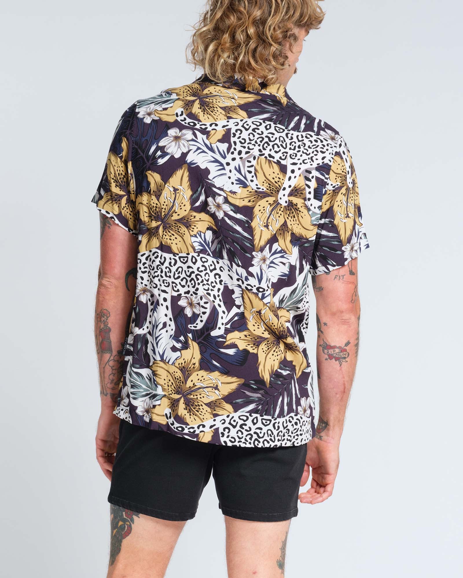 Cheetah Rayon Shirt