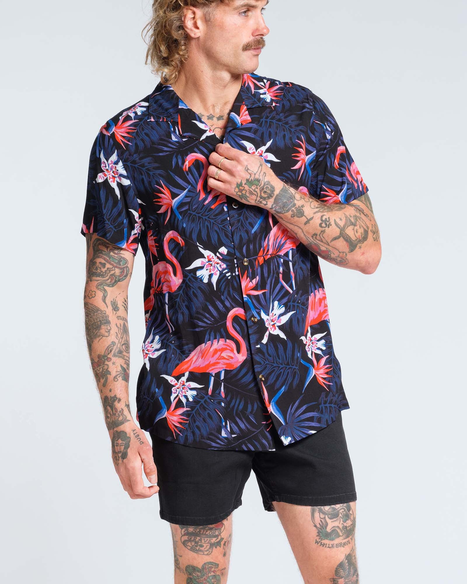 Flamingo Rayon Shirt