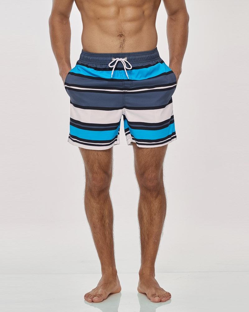 Bold Stripe Swim Short